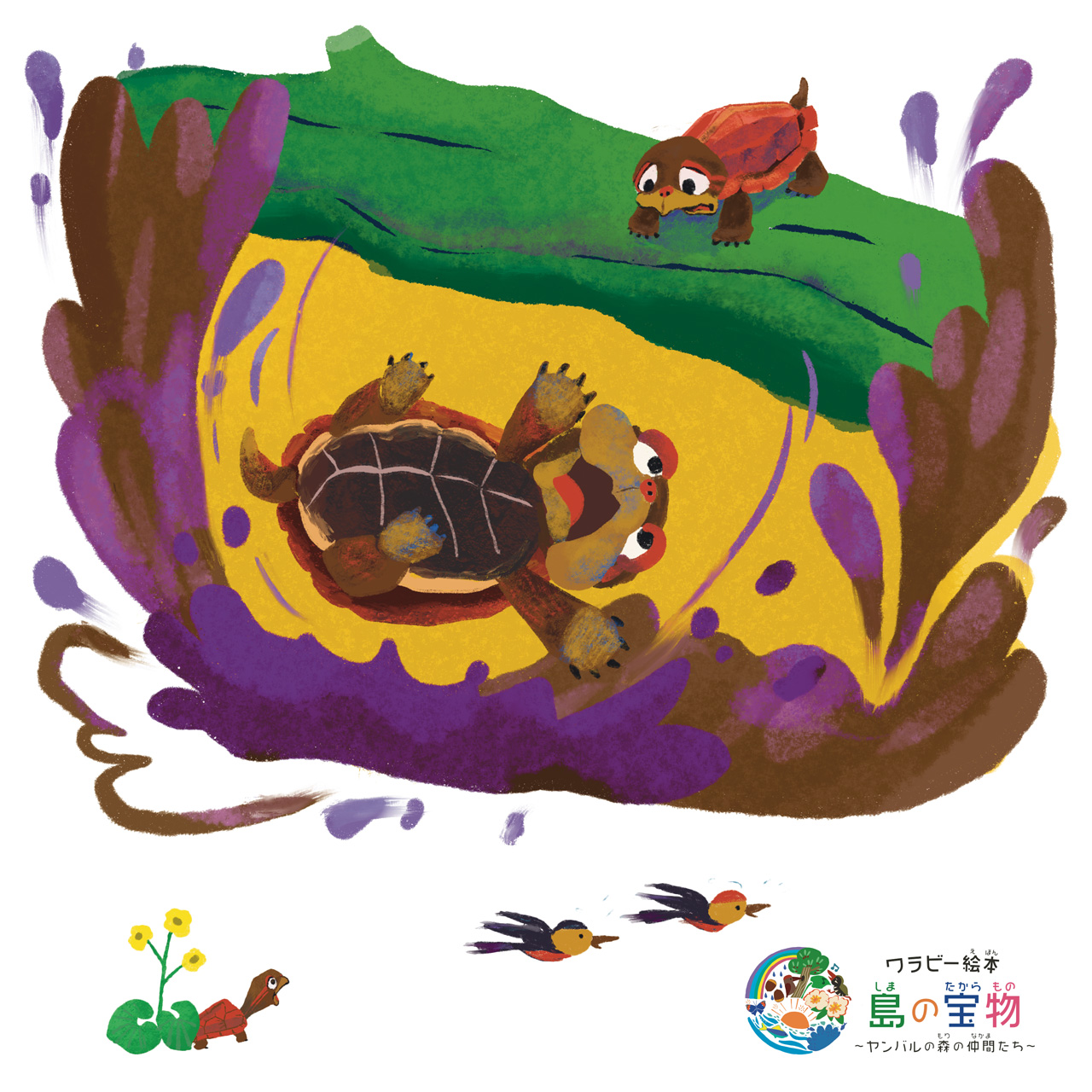 絵本【 12話 】 リュウキュウヤマガメ